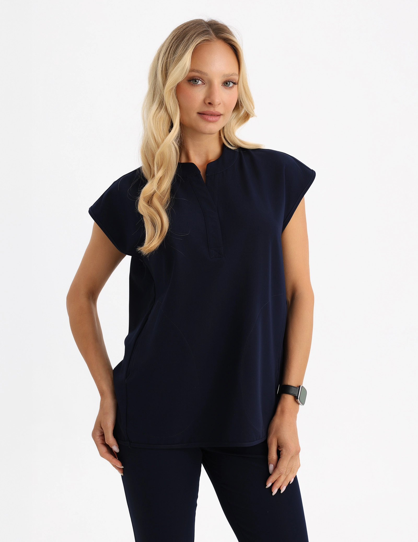 Bluză Medicală Khloe - DARK NAVY