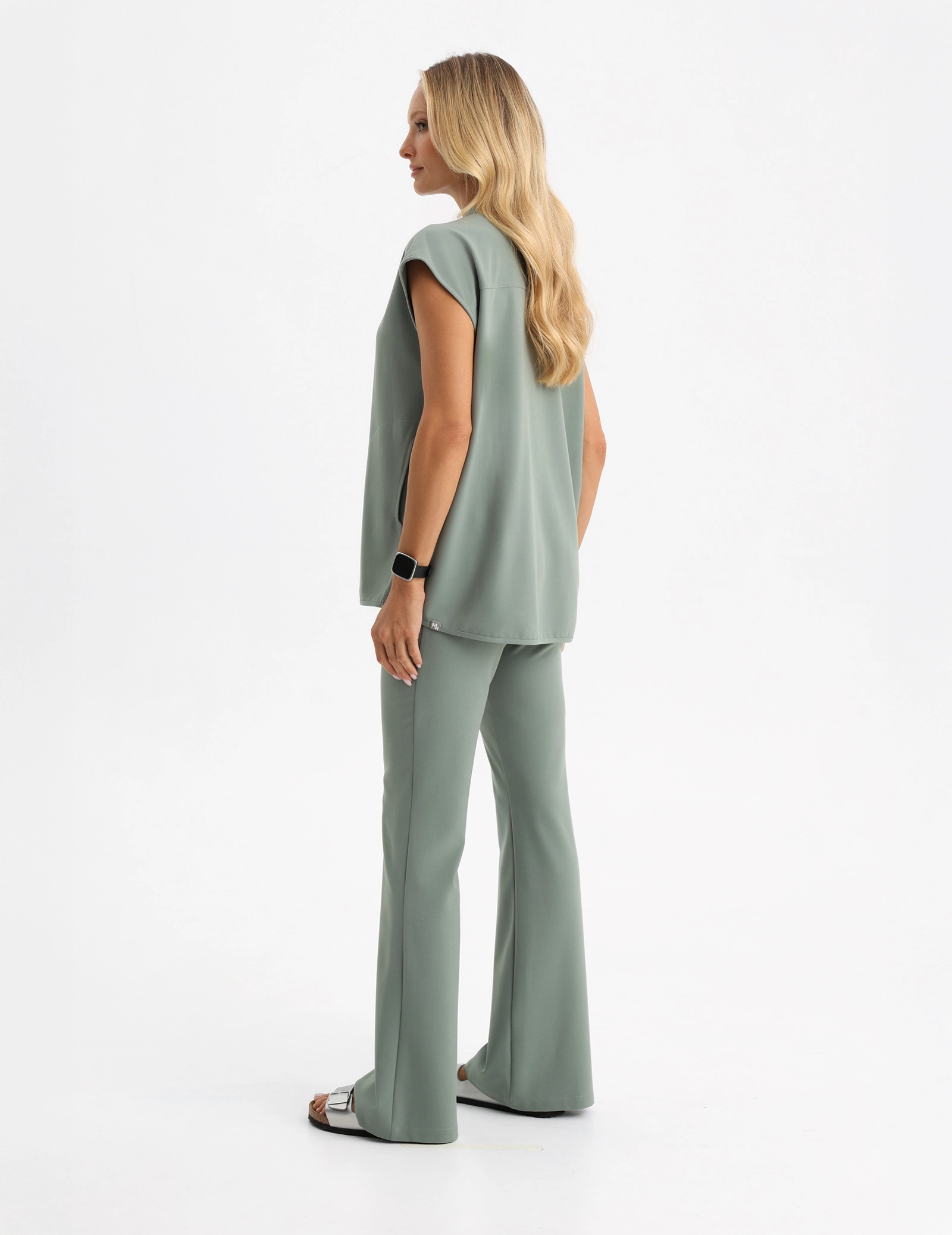 Bluză Medicală Khloe - DUSTY GREEN