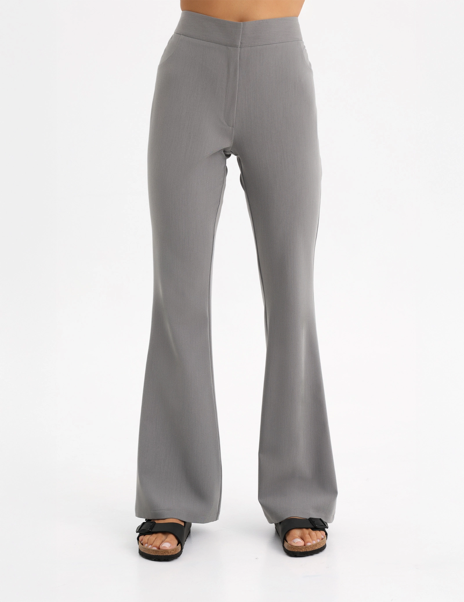 Pantaloni Medicali Dama Flare - SHARK GRAY