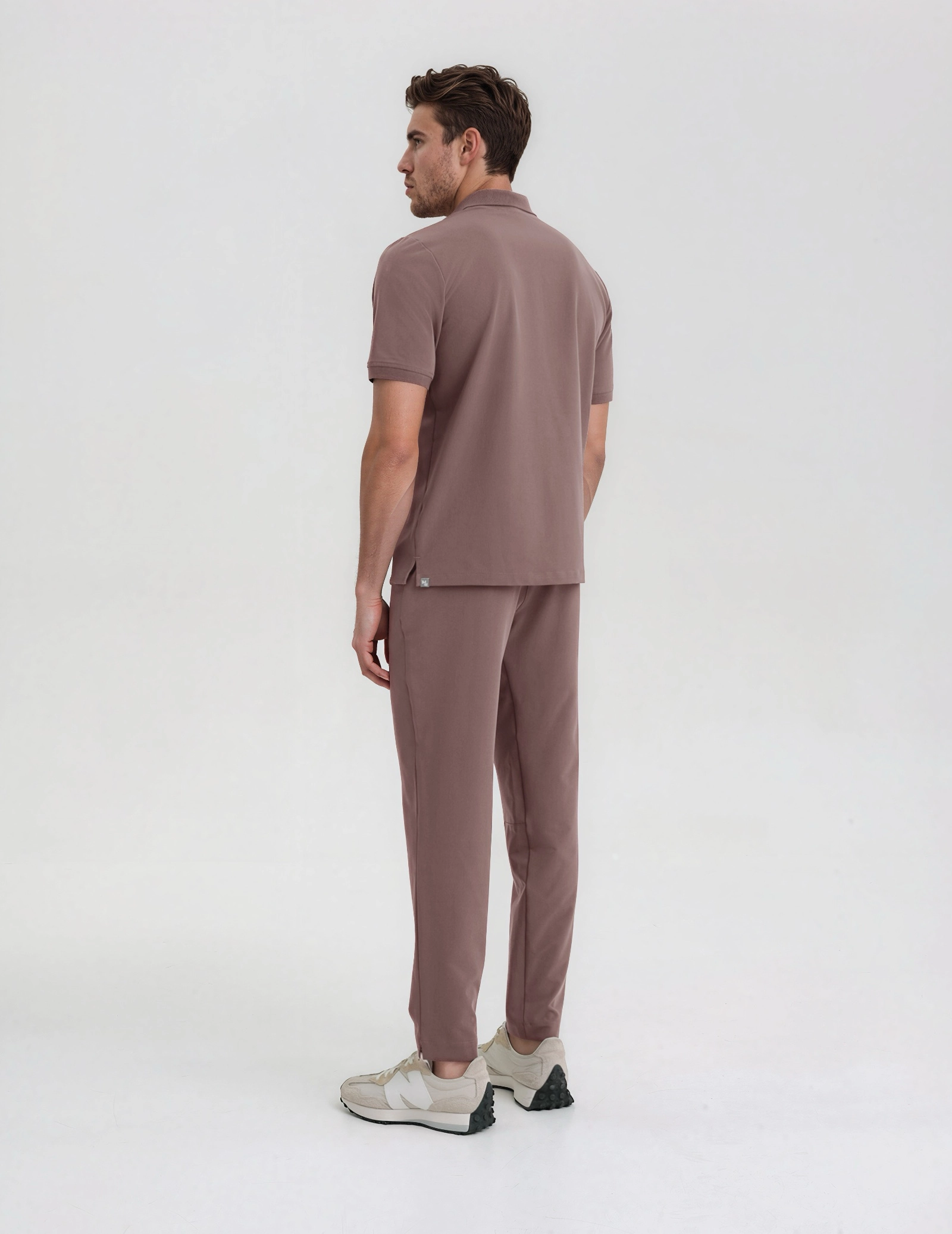 Pantaloni Medicali Bărbați Basic – MOCHA