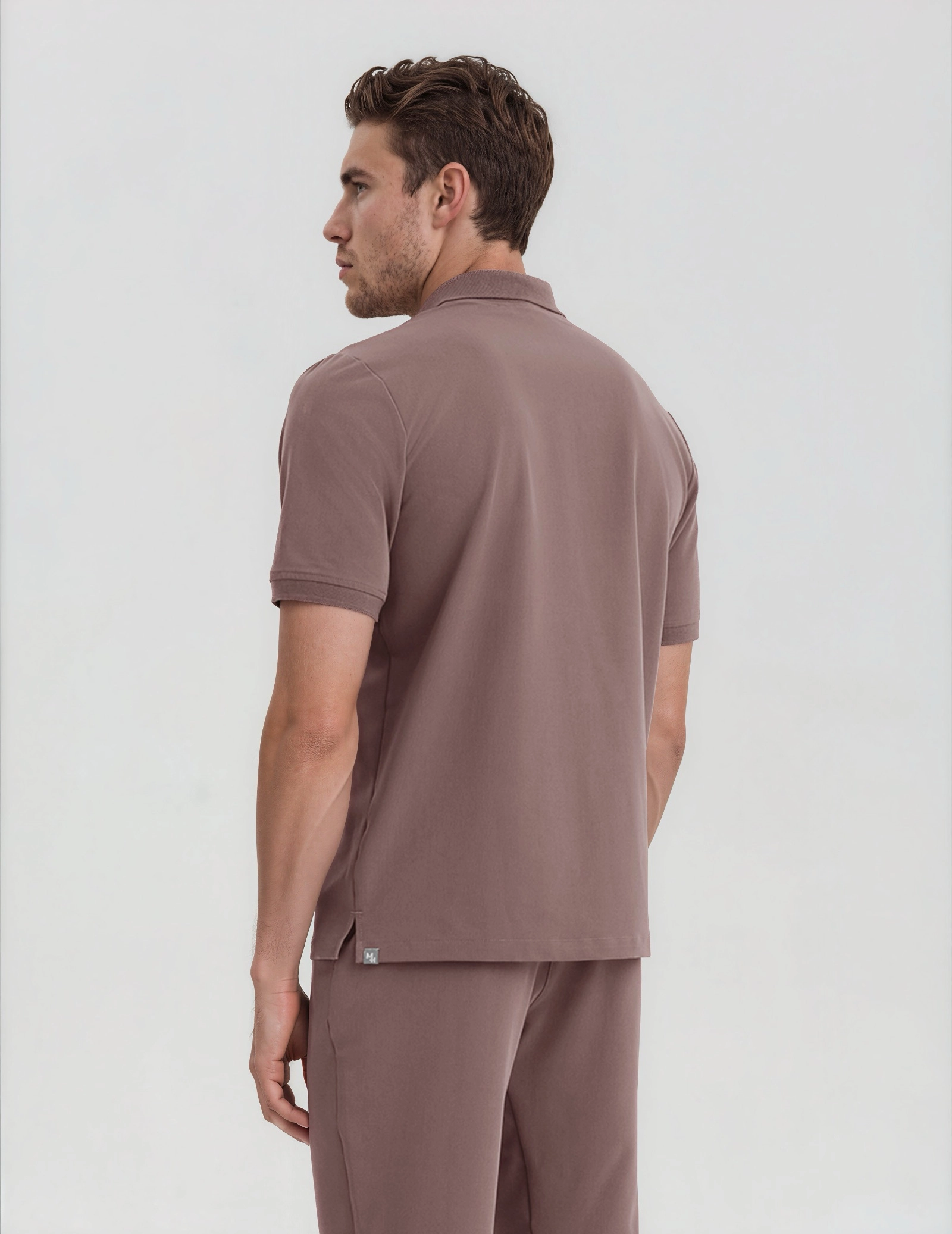 Bluză Medicală Polo Bărbați – MOCHA
