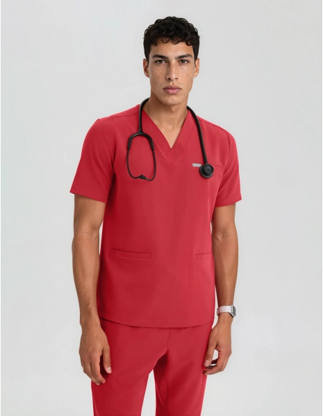 Bluză Medicală Birbal - POP RED
