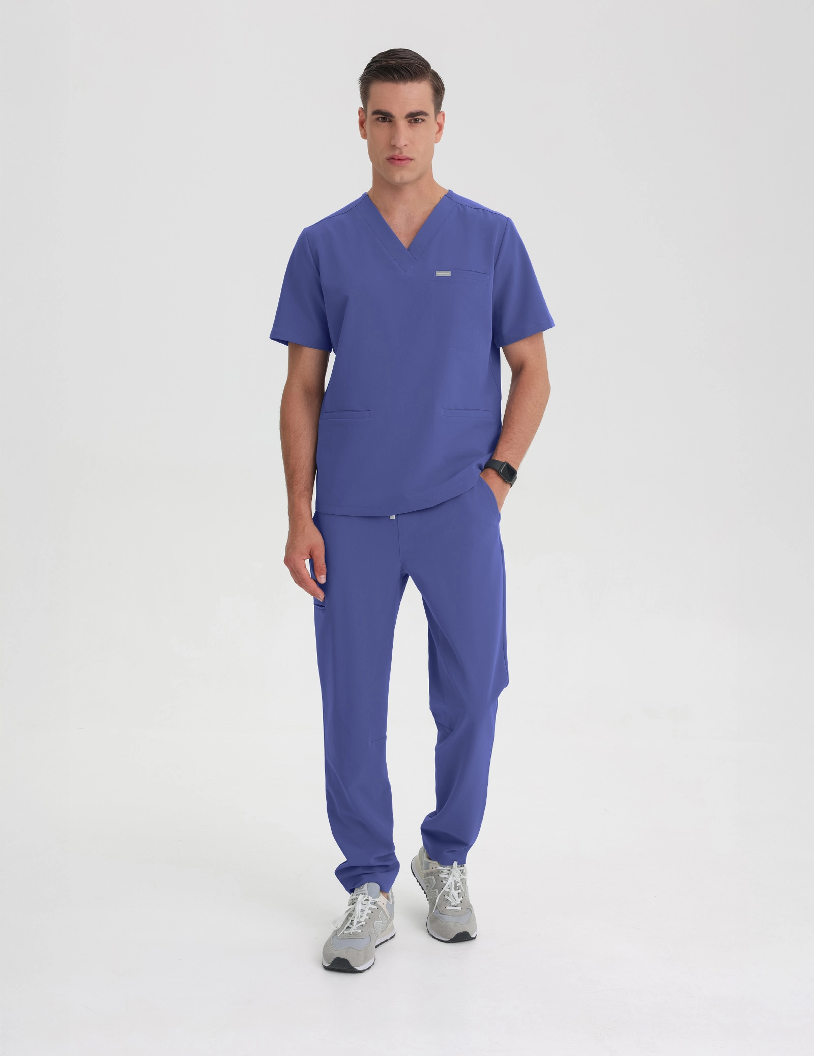 Bluză Medicală Birbal - DENIM BLUE
