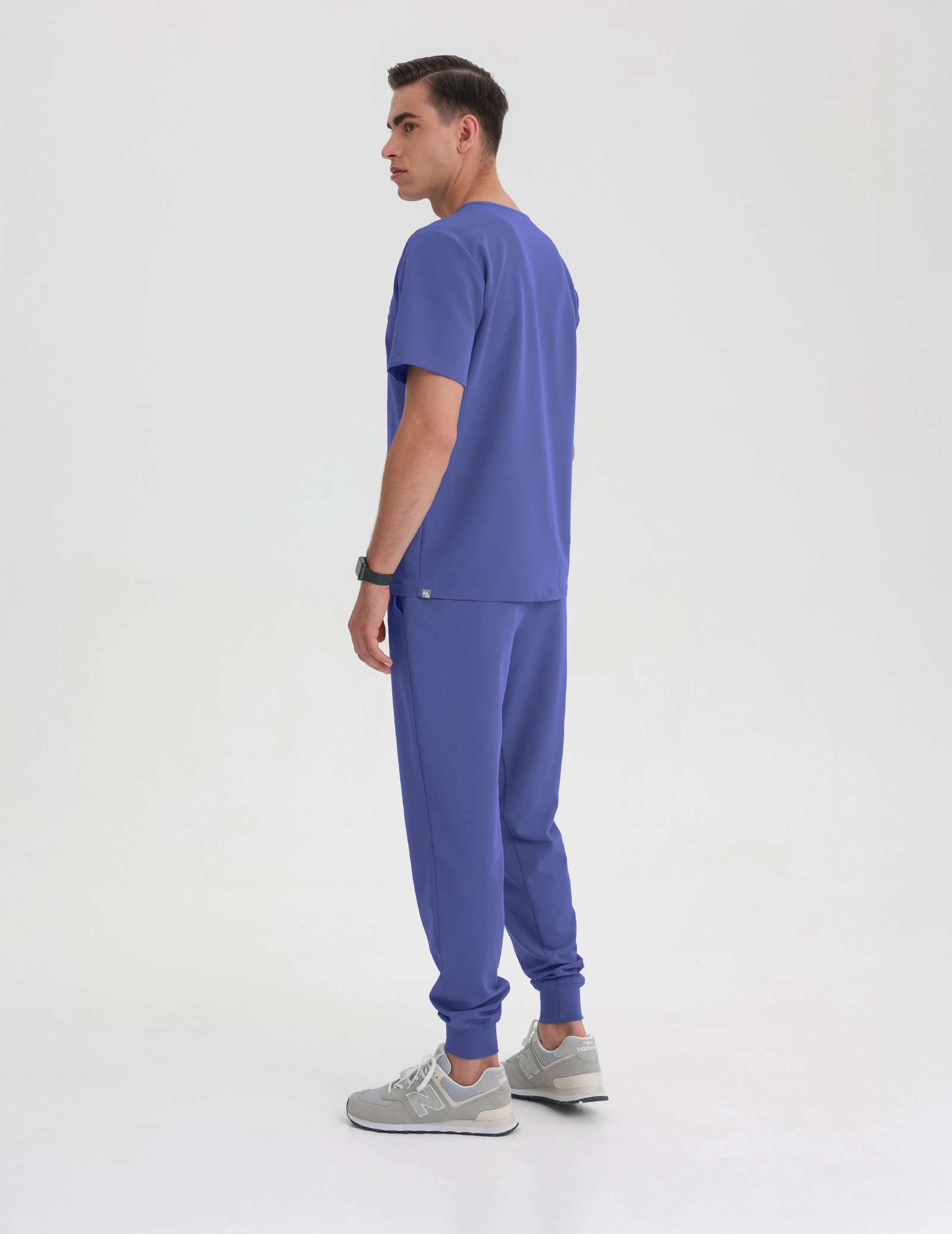 Pantaloni Medicali Barbati Jogger - DENIM BLUE