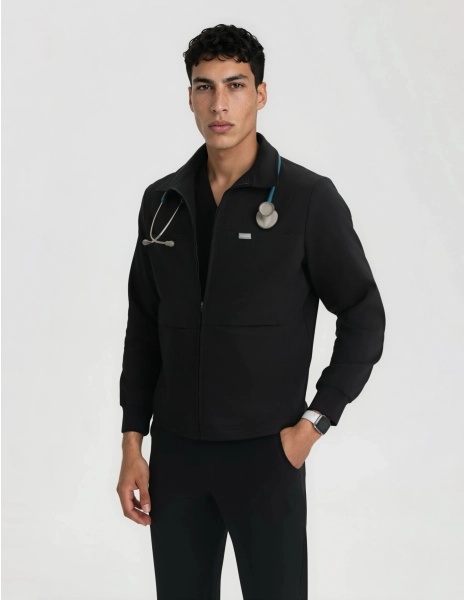 Hunter Jachetă Medicală Bărbați - BLACK