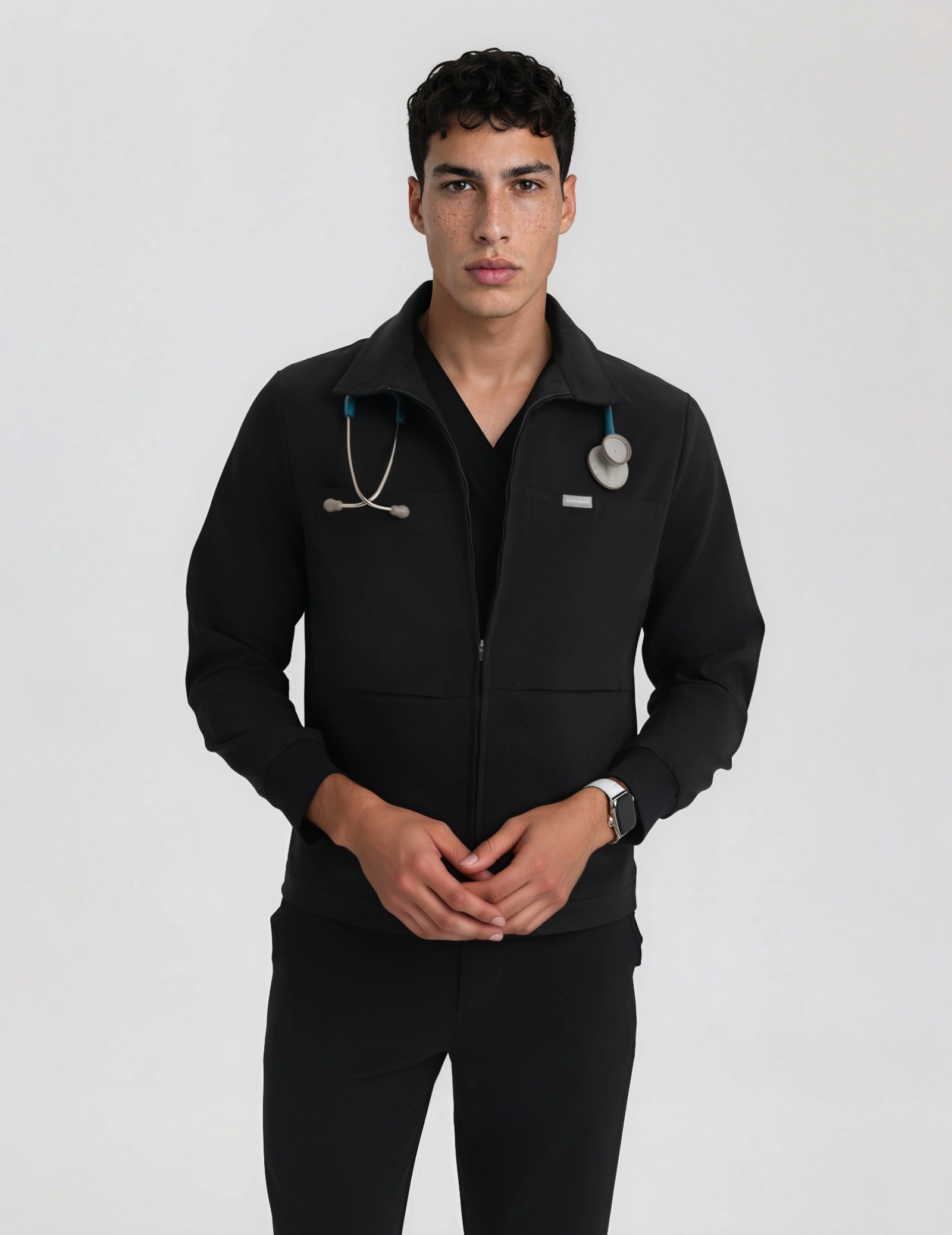Hunter Jachetă Medicală Bărbați - BLACK