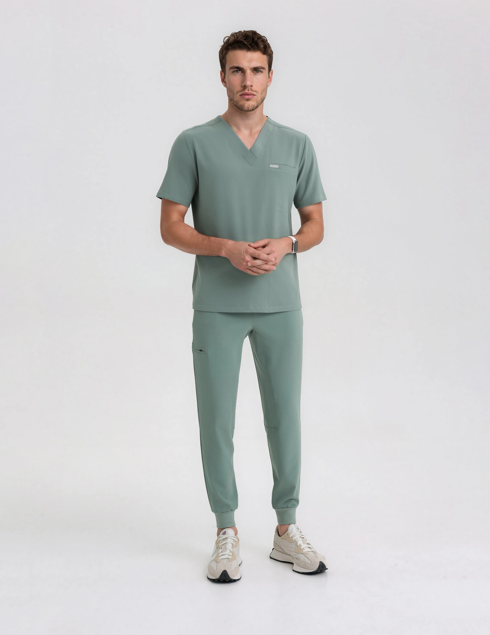 Pantaloni Joggers pentru bărbați - DUSTY GREEN