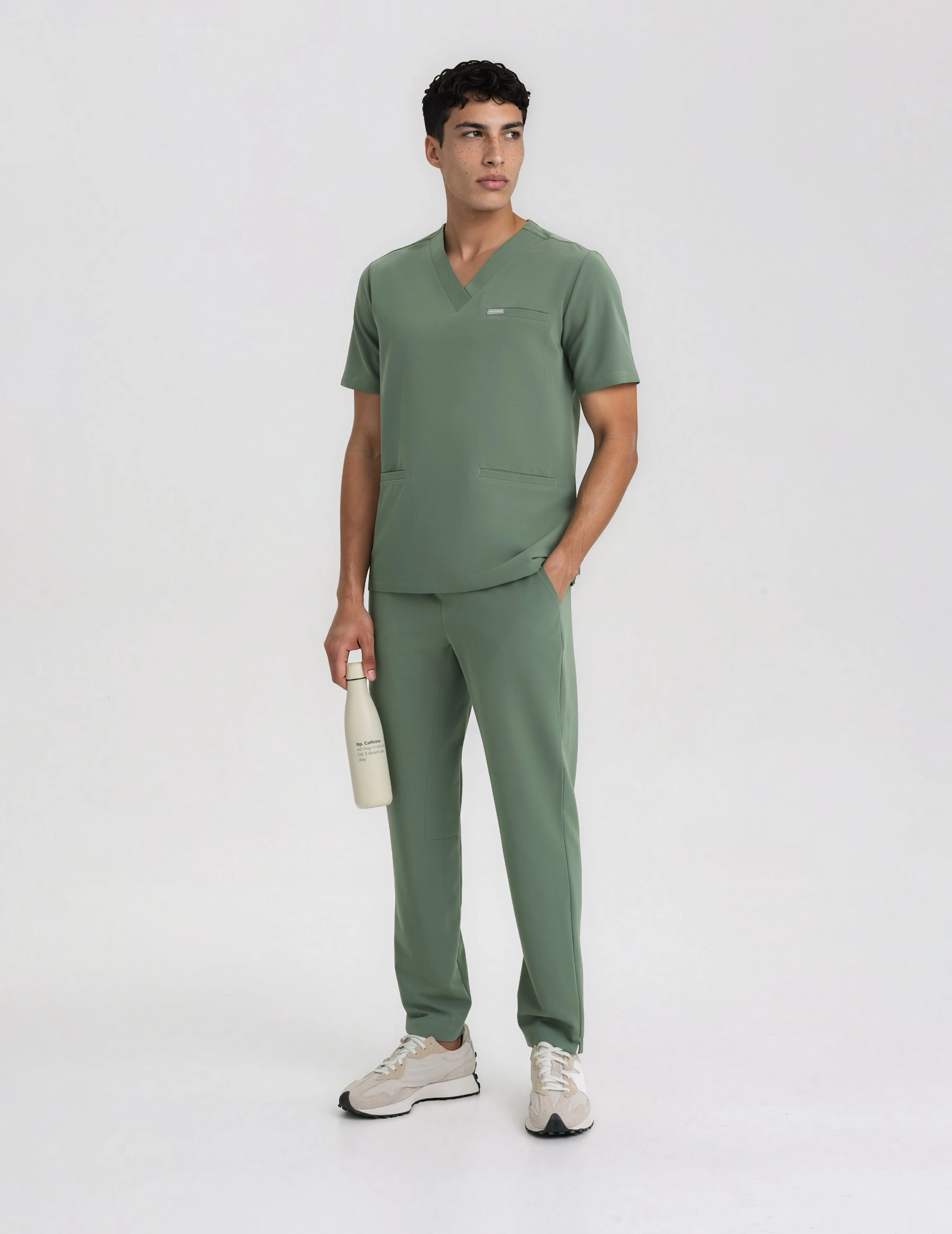 Pantaloni basic pentru bărbați - KHAKI