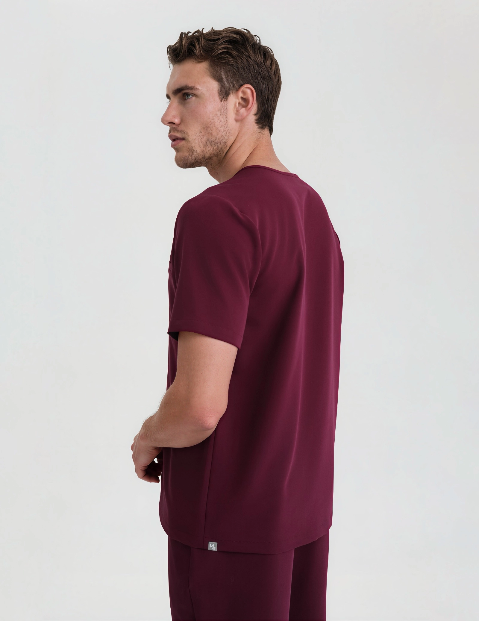 Tricou medical Birbal - BURGUNDY