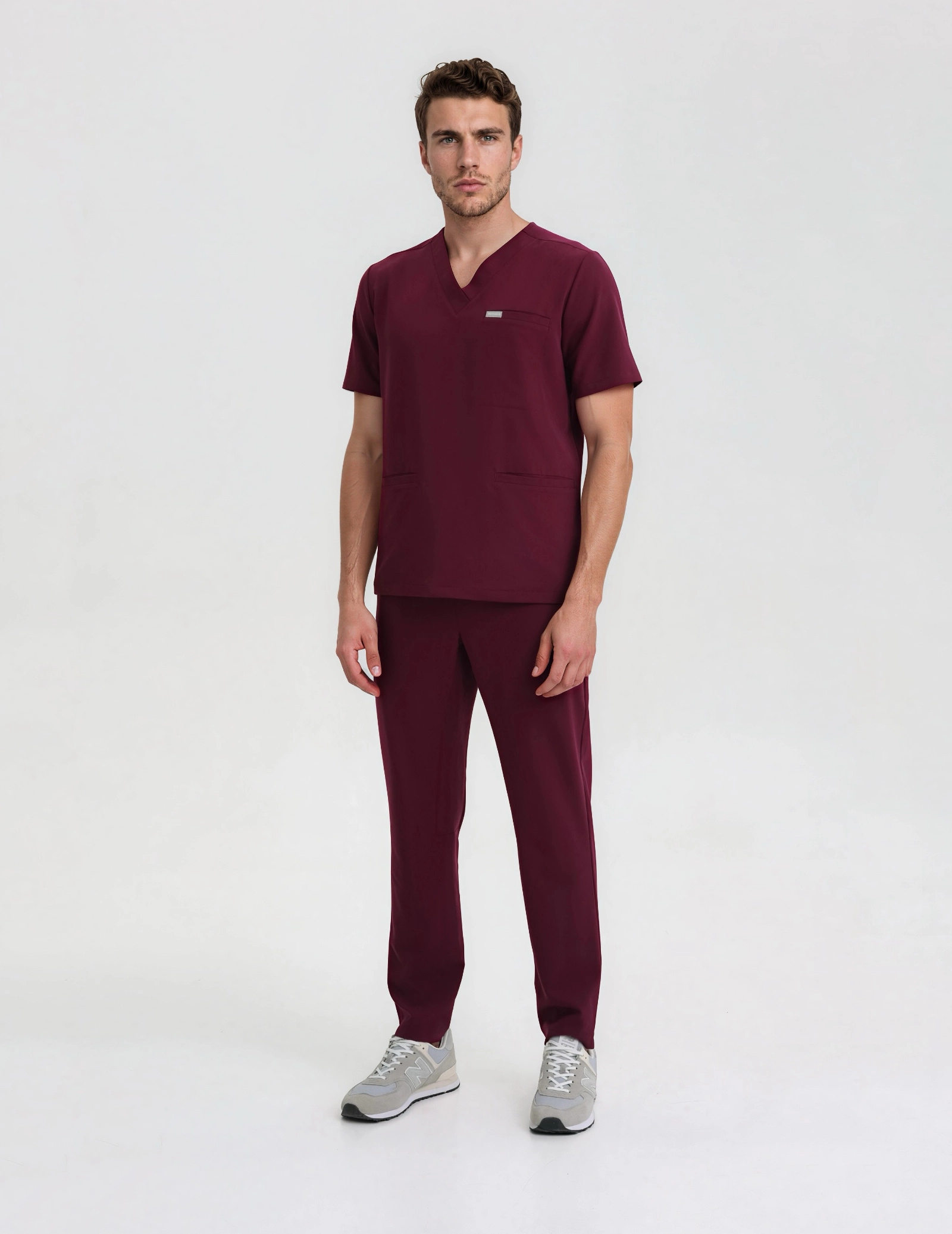 Tricou medical Birbal - BURGUNDY