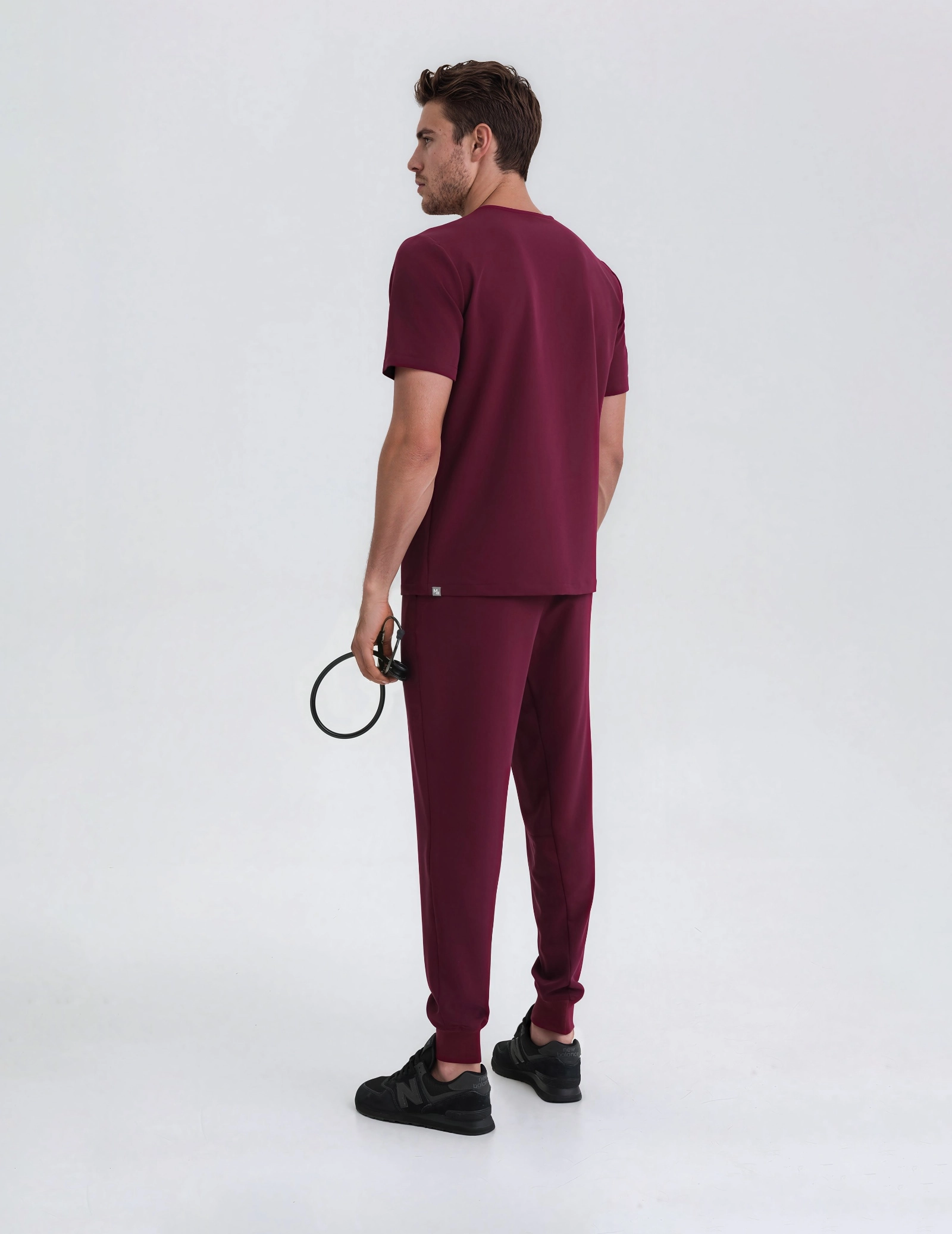 Pantaloni Joggers pentru bărbați - BURGUNDY