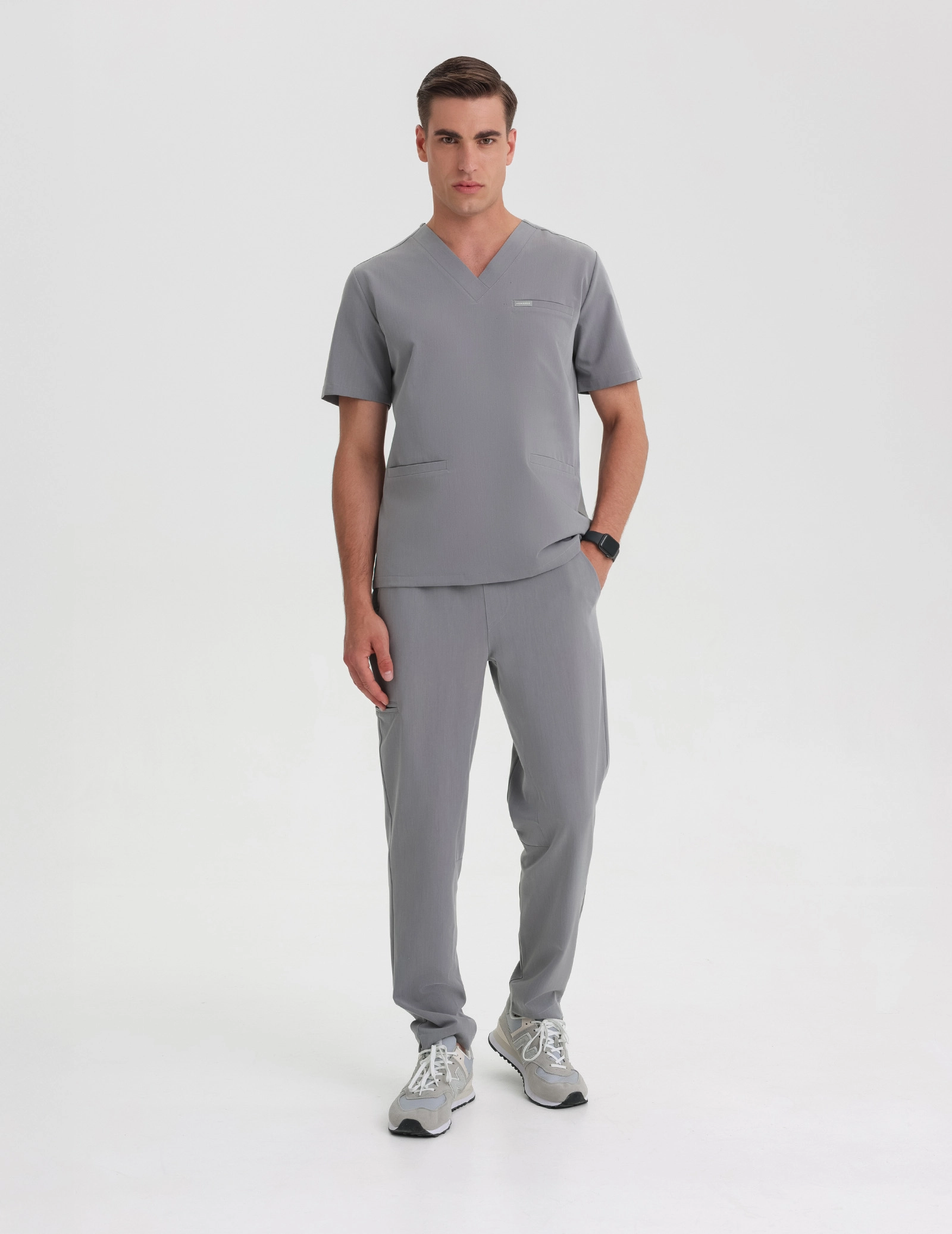 Pantaloni basic pentru bărbați - SHARK GRAY