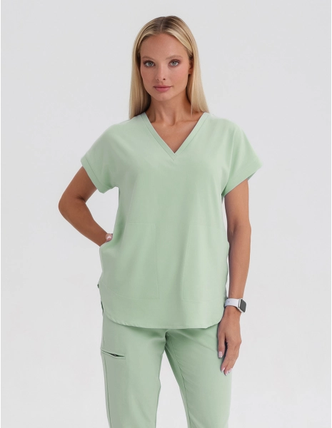 Tricou medical Kendall - MATCHA LATTE