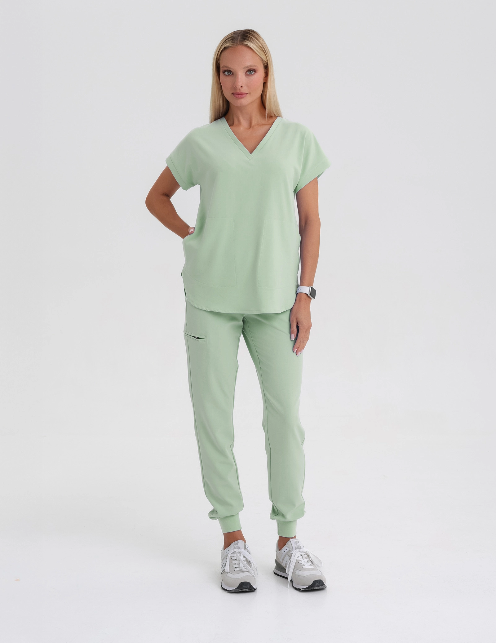 Tricou medical Kendall - MATCHA LATTE