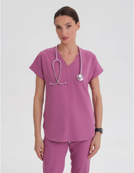 Tricou medical Kendall - BURGUNDY