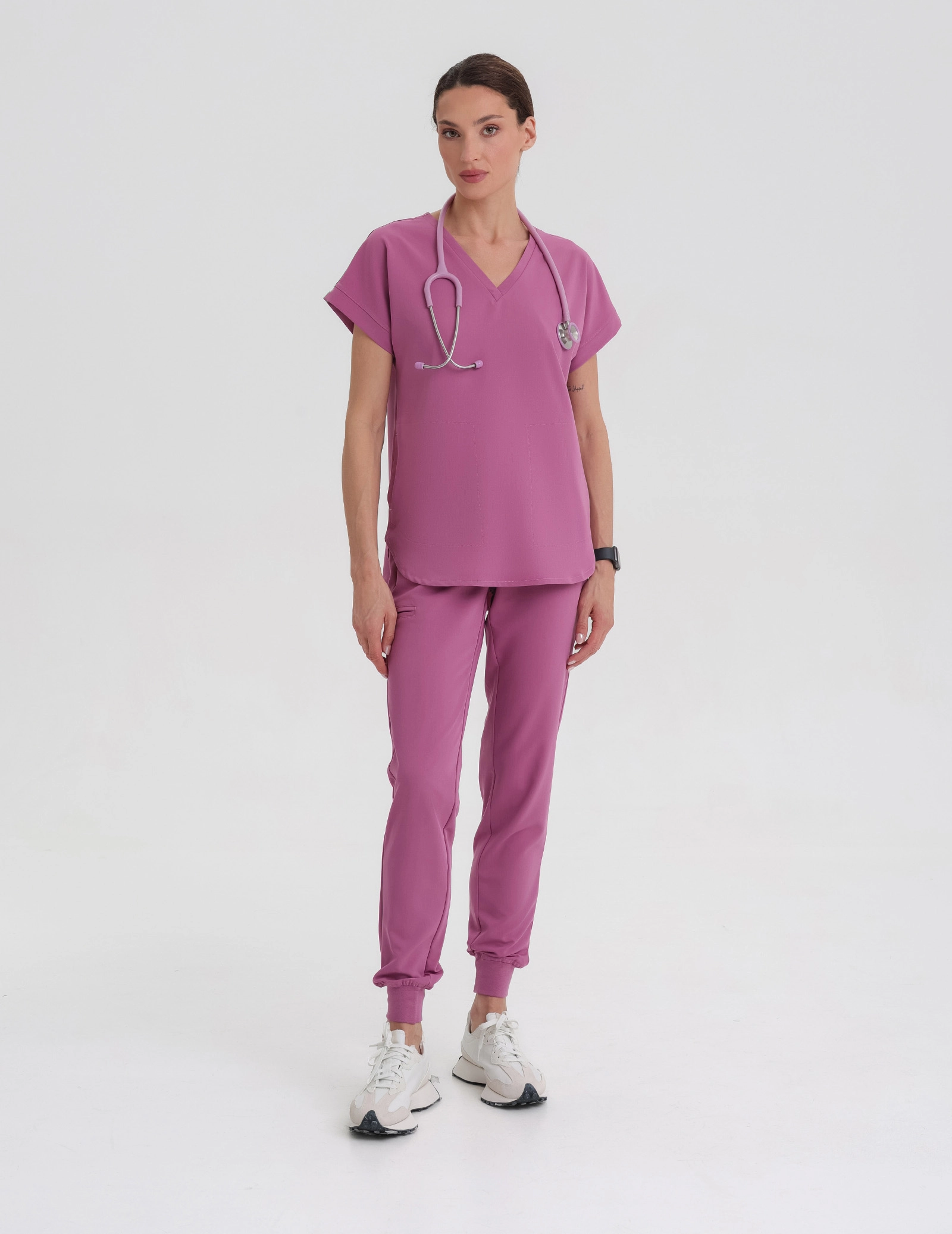 Tricou medical Kendall - BURGUNDY