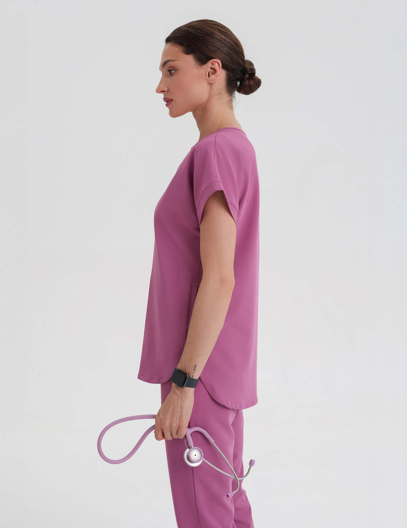 Tricou medical Kendall - BURGUNDY