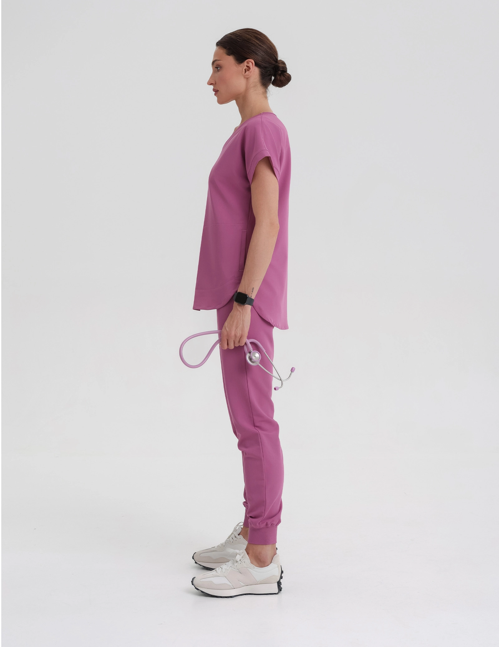 Tricou medical Kendall - BURGUNDY