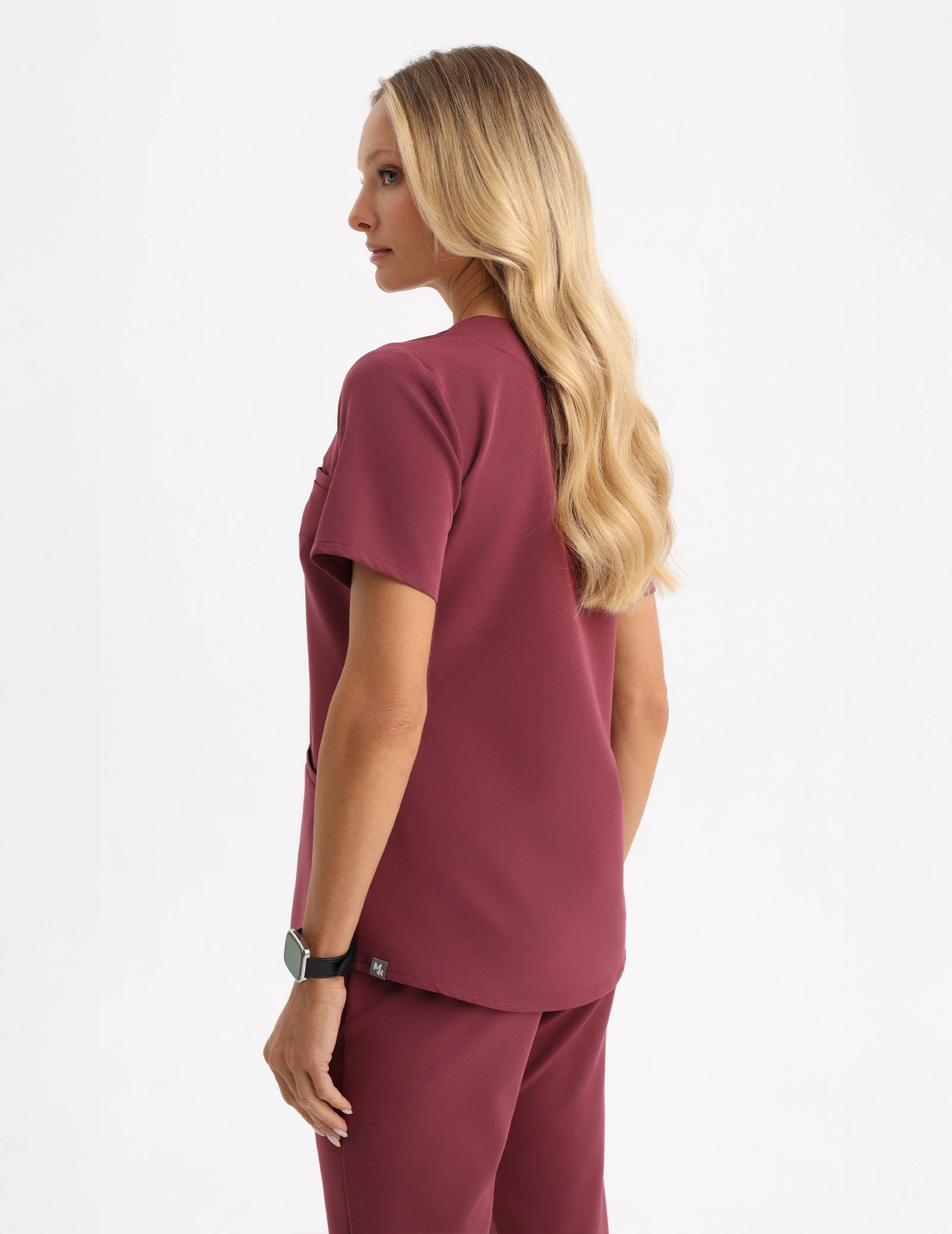 Bluza Medyczna Grace - BURGUNDY