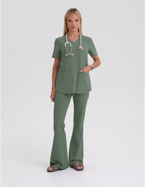 Bluză medicală Grace - KHAKI