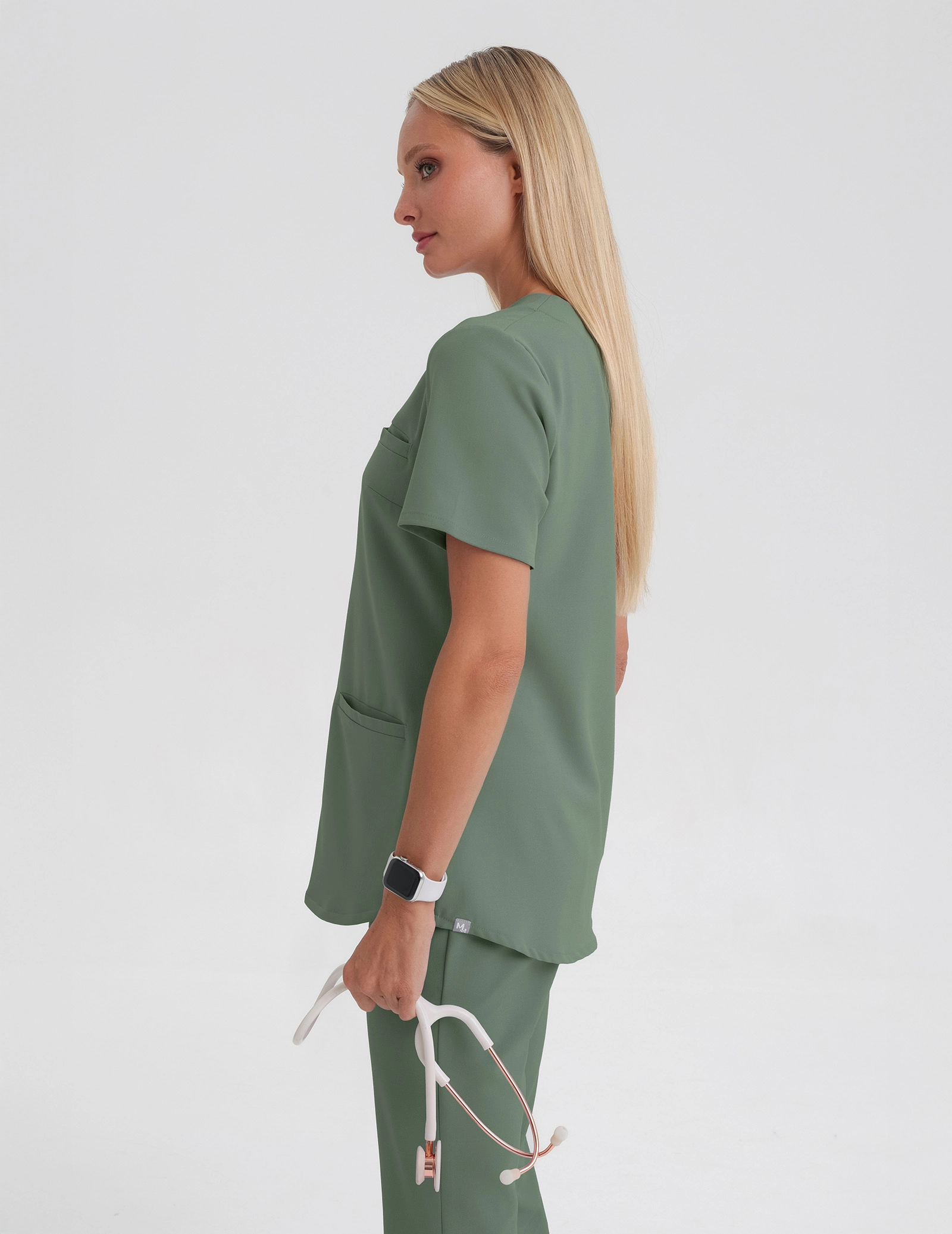 Bluză medicală Grace - KHAKI