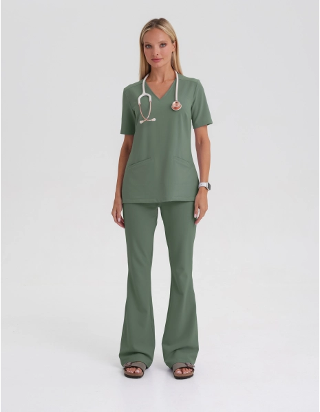 Bluză Medicală Casy - KHAKI