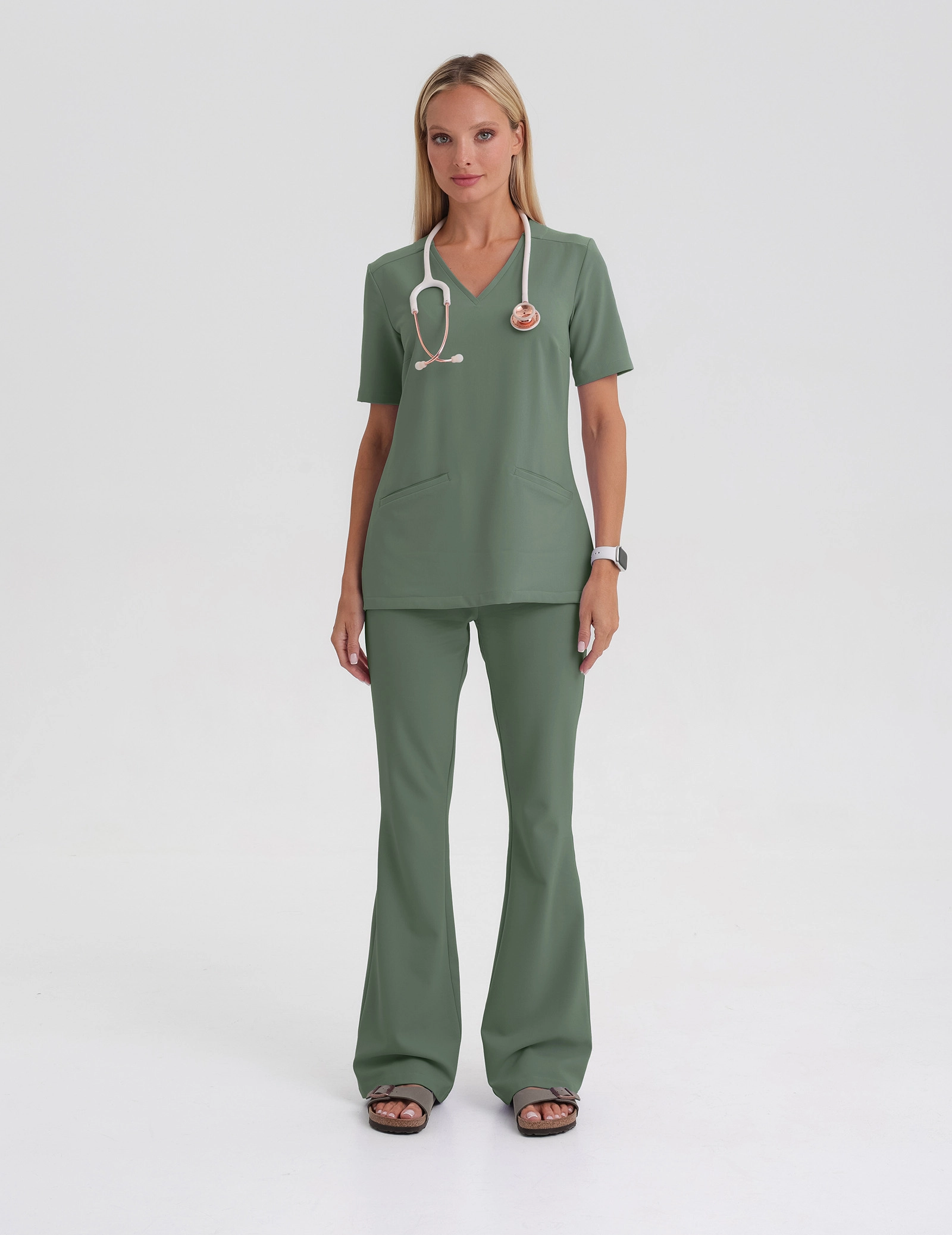Bluză Medicală Casy - KHAKI