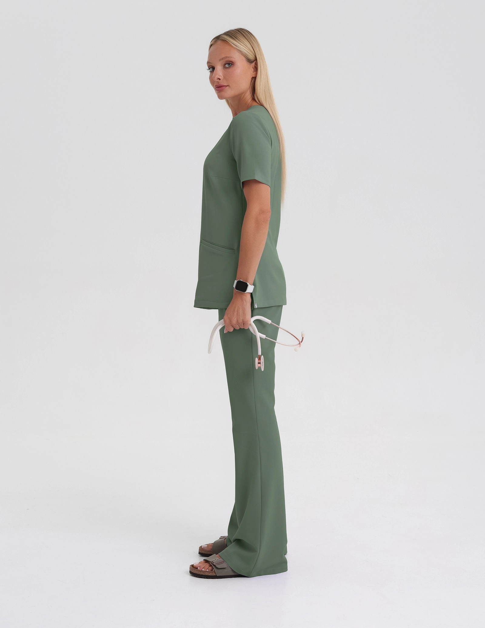 Bluză Medicală Casy - KHAKI