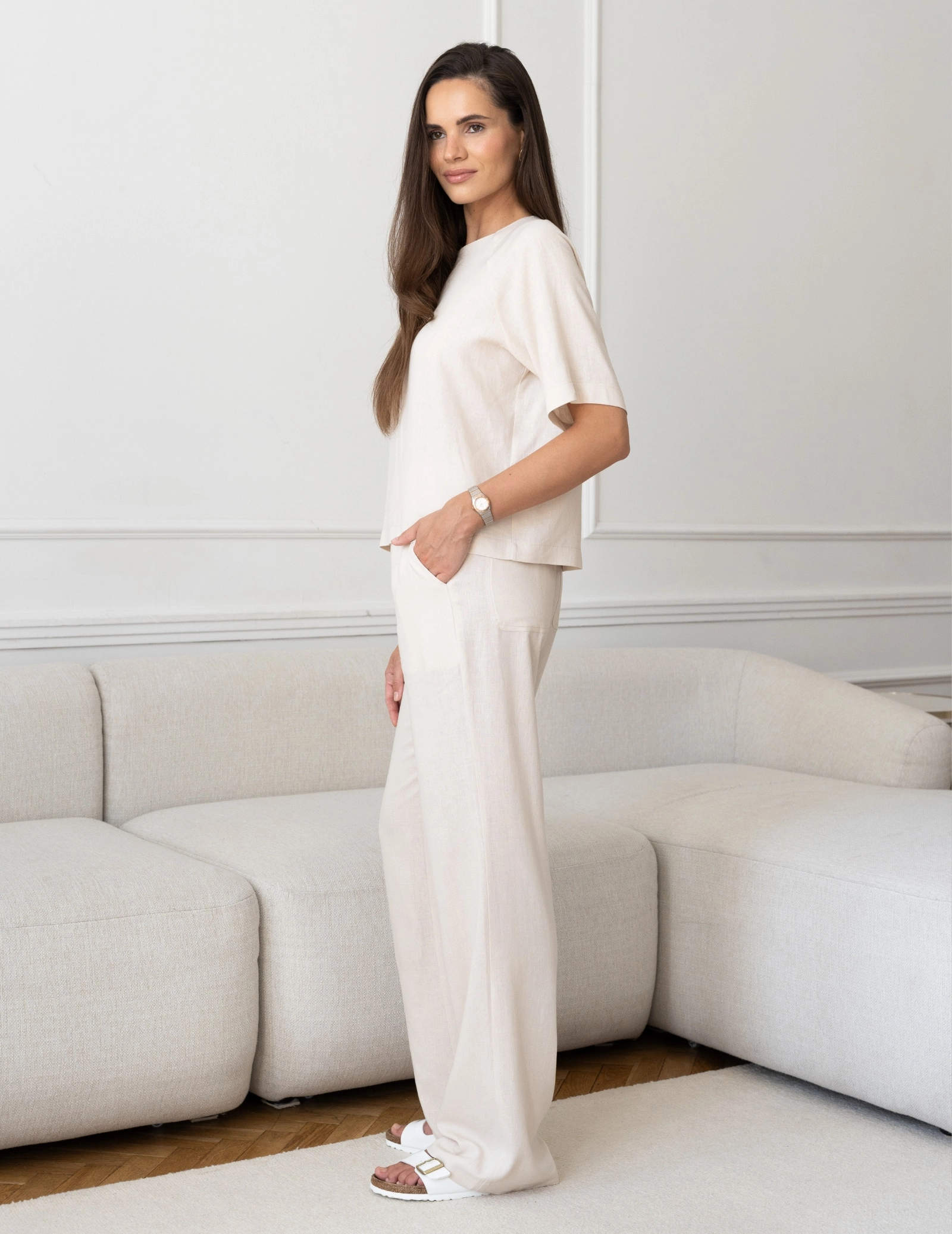 Pantaloni Dama Nore - TUSCAN SAND