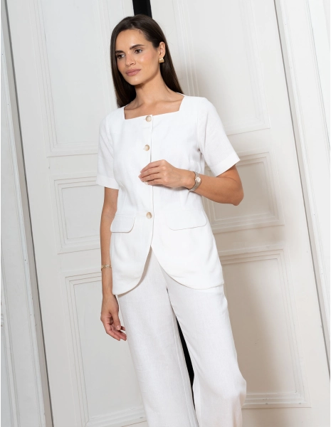 Bluză Dama Sole - SOFT WHITE