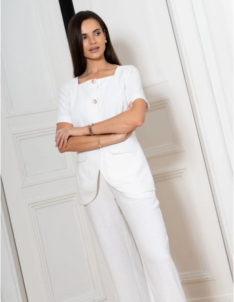 Bluză Dama Sole - SOFT WHITE