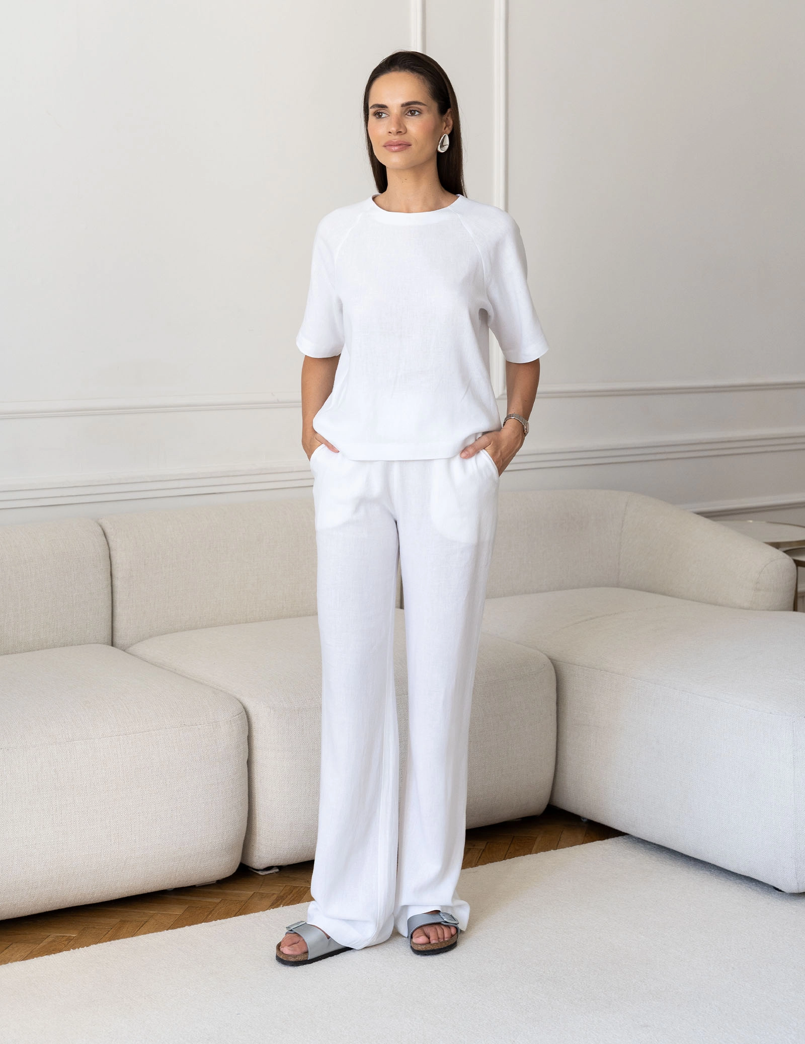 Bluză Dama Luna - SOFT WHITE
