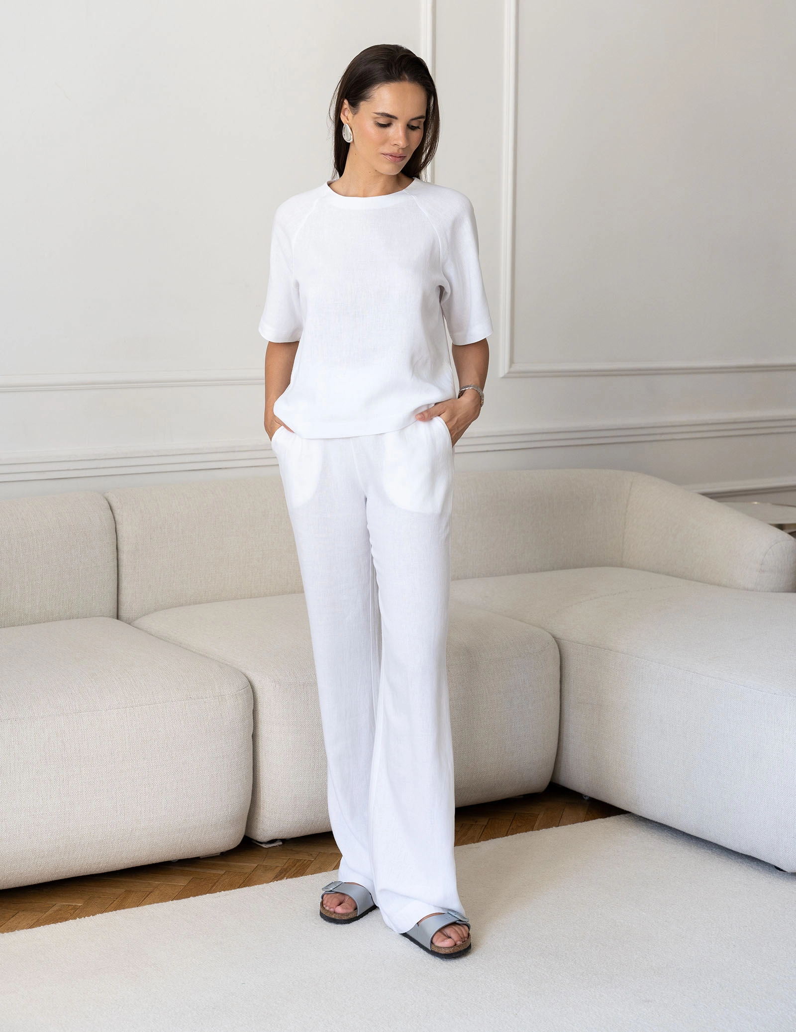 Bluză Dama Luna - SOFT WHITE