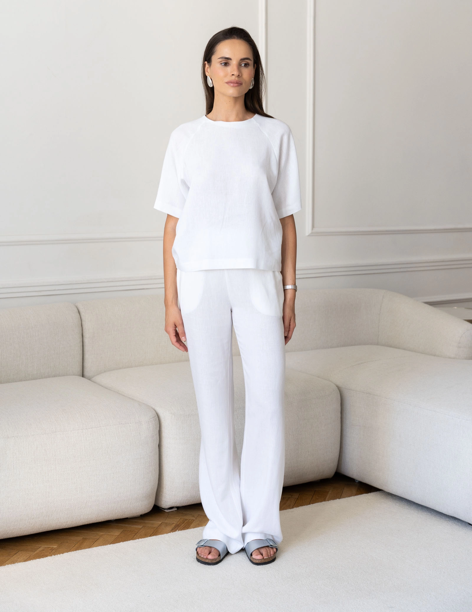 Pantaloni Dama Nore - SOFT WHITE