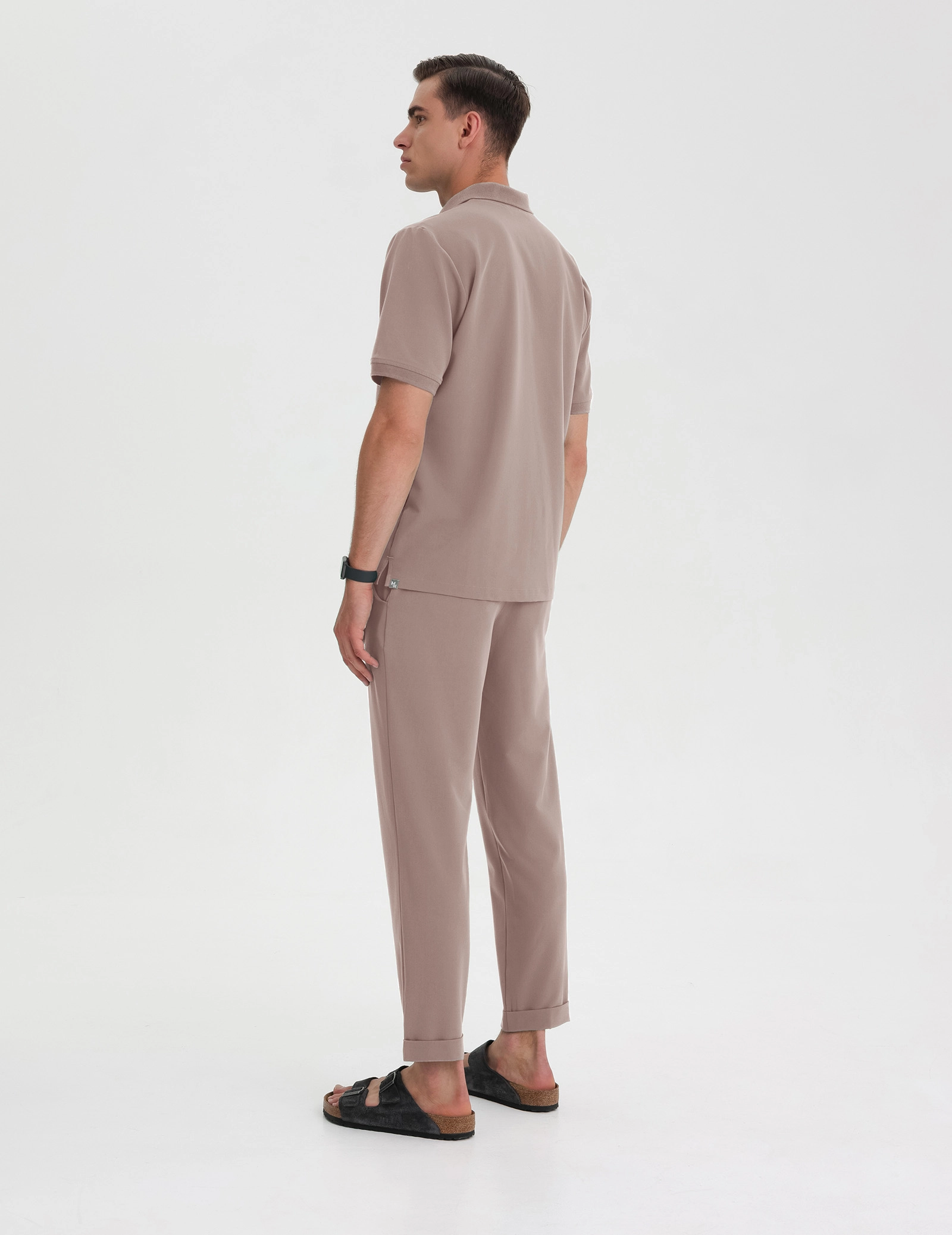 Bluză Medicală Polo Bărbați - BEIGE