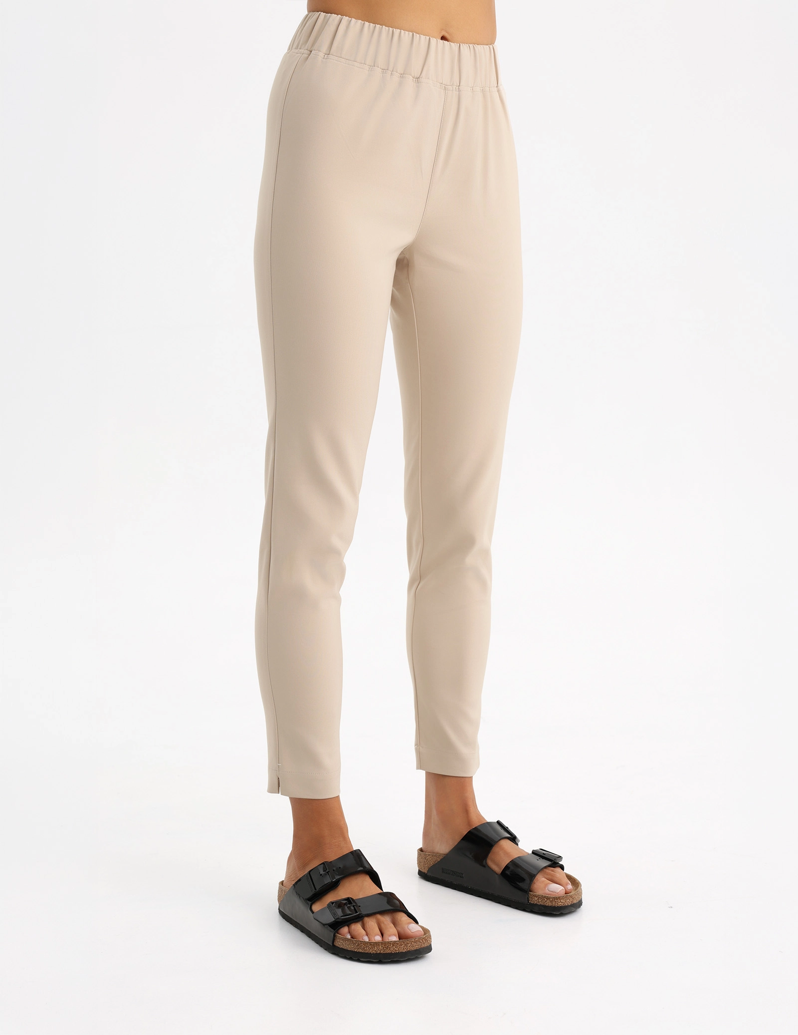 Pantaloni Medicali Dama Slim Fit- Nude