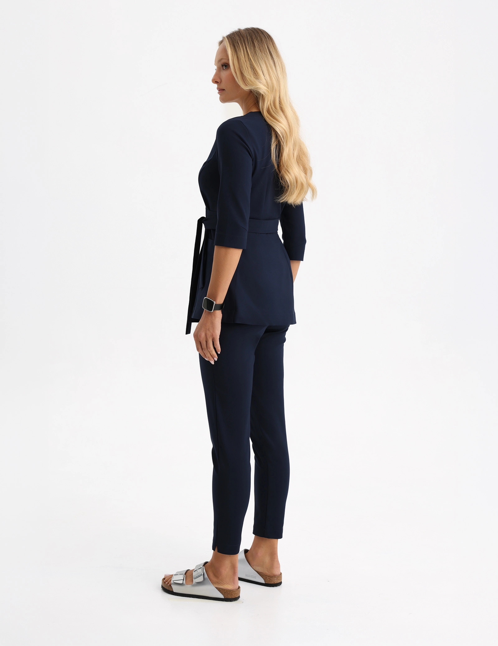 Pantaloni Medicali Dama Slim Fit- NAVY
