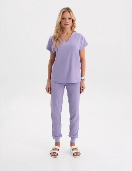 Pantaloni Joggers pentru femei - PURPLE HEATHER