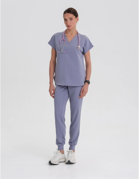 Joggers pentru femei - MILKY LAVENDER