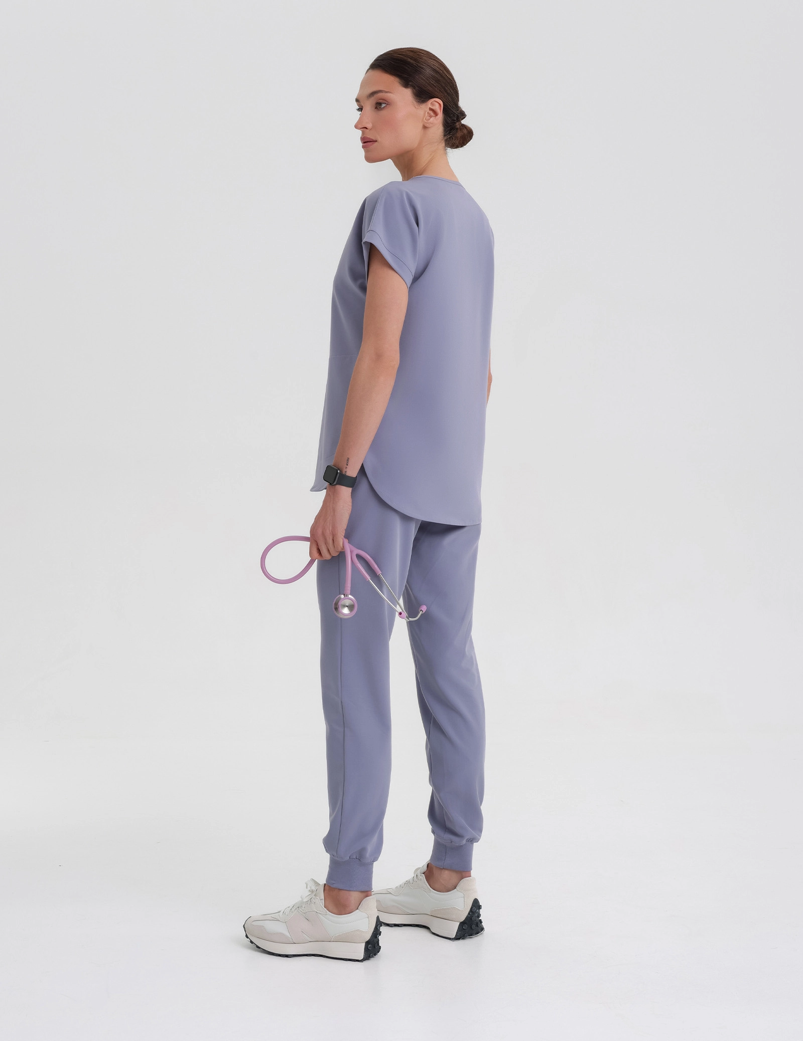 Joggers pentru femei - MILKY LAVENDER
