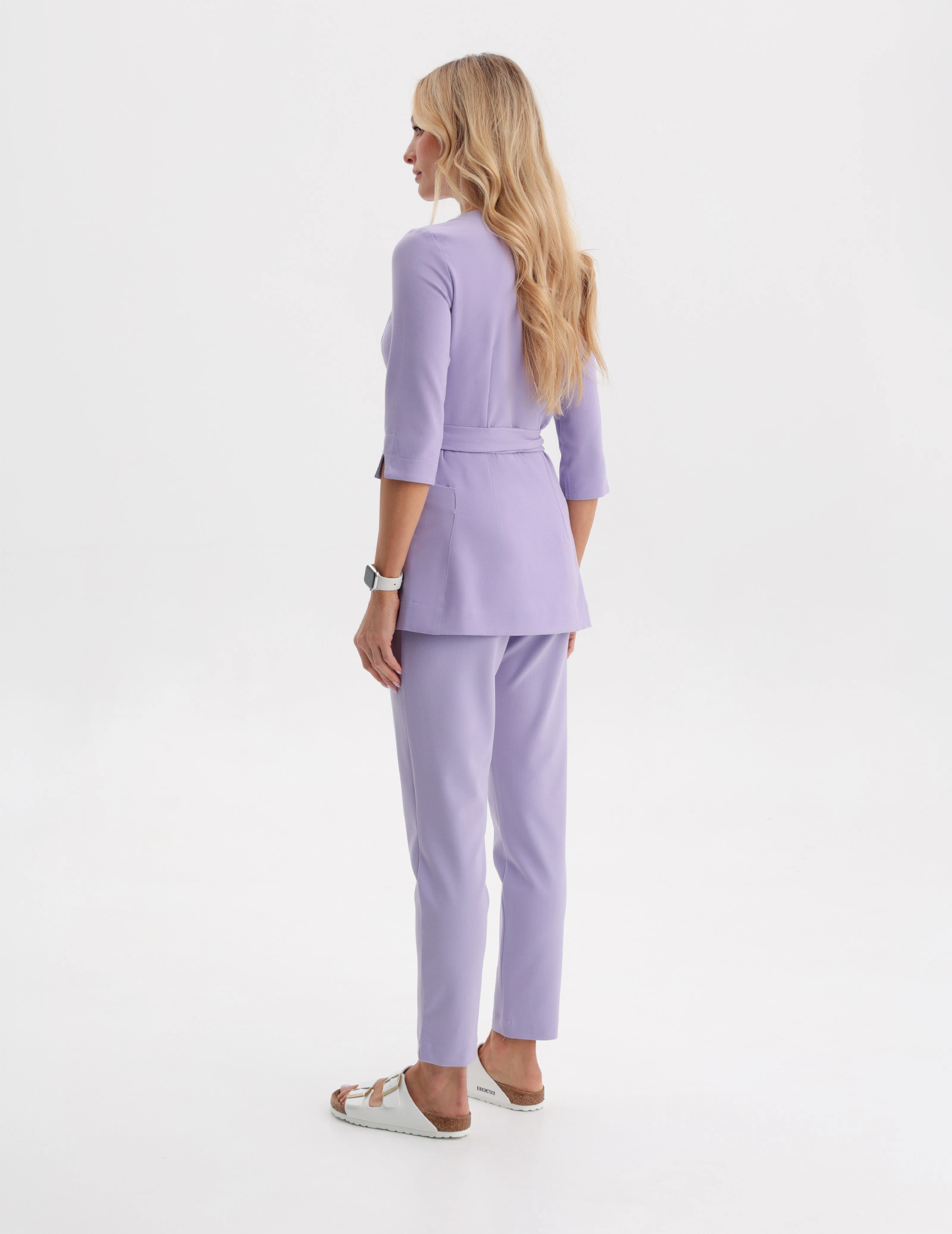 Pantaloni pentru femei Basic - PURPLE HEATHER