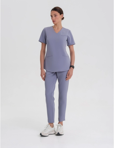 Pantaloni Basic pentru femei - SHARK GRAY