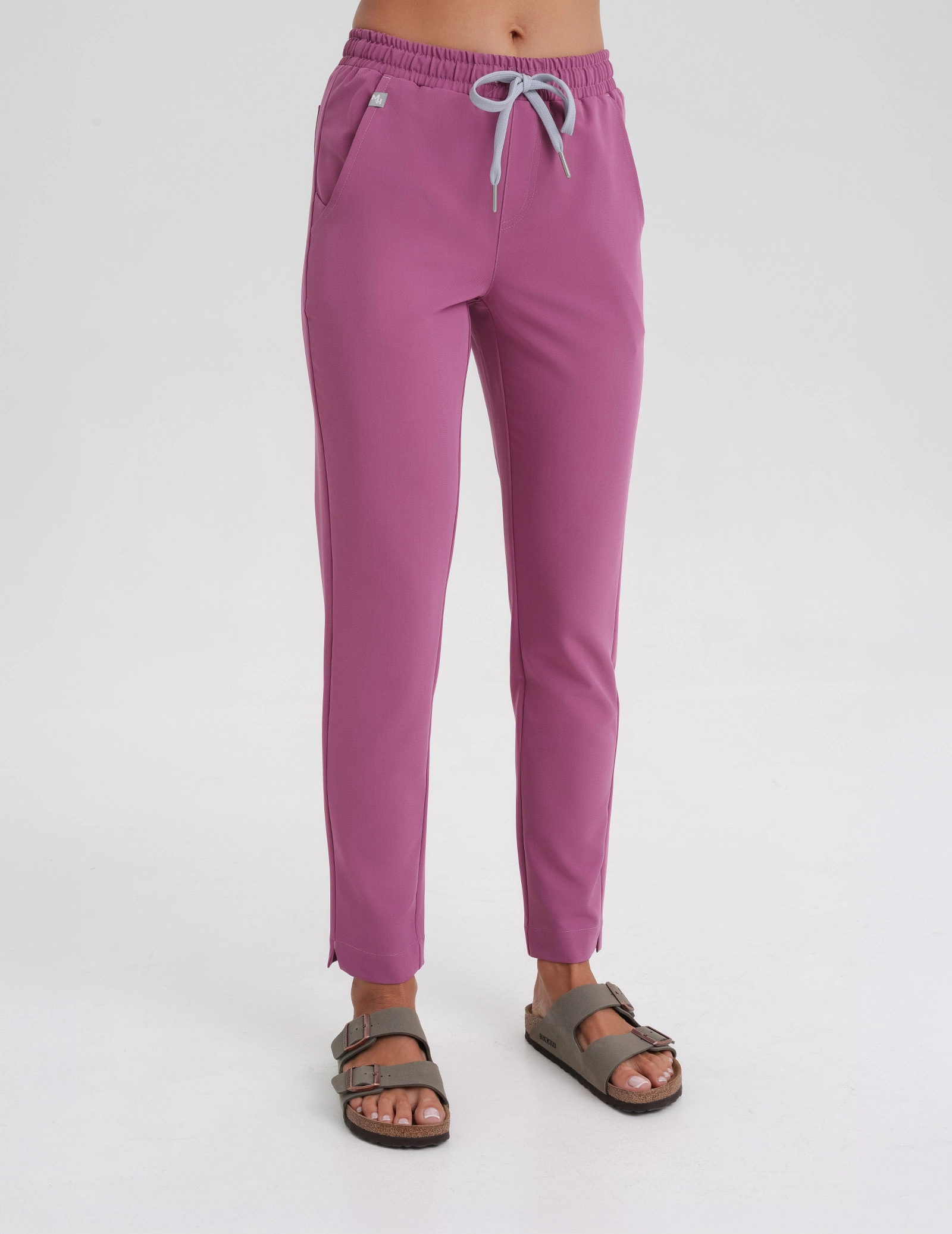 Pantaloni pentru femei Basic - BURGUNDY