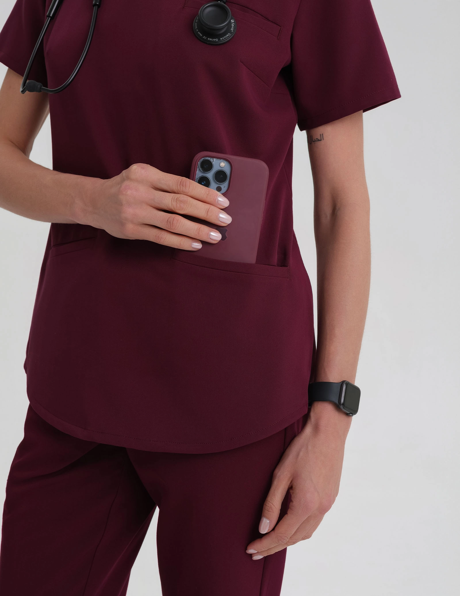 Hanorac medical Grace - BURGUNDY