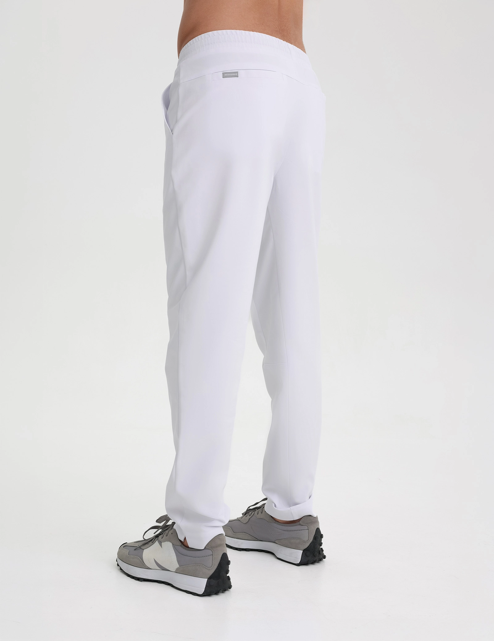Pantaloni basic pentru bărbați - Alb