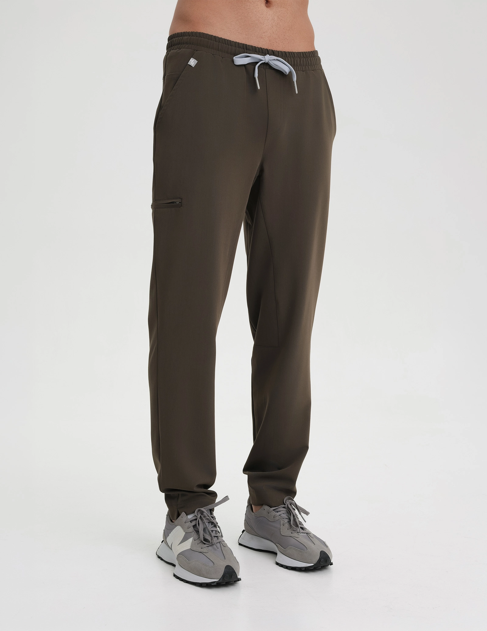 Pantaloni basic pentru bărbați - OLIVE NIGHT