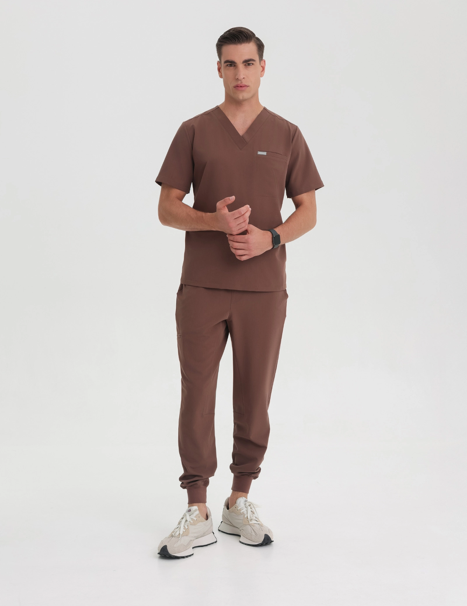 Bluză medicală Birbal - MILKY BROWN