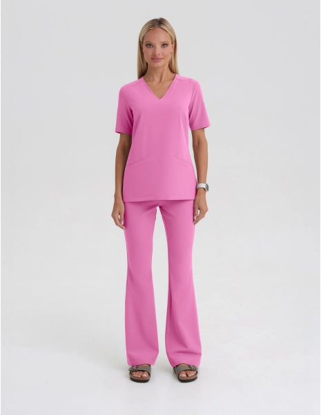 Bluză Medicală Casy - HOT PINK