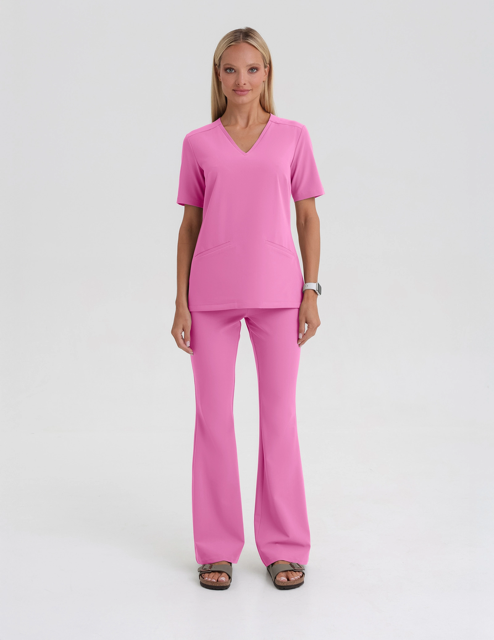 Bluză Medicală Casy - HOT PINK