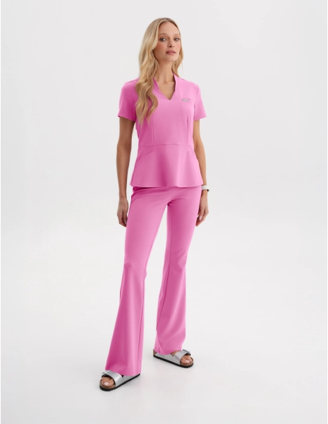 Bluză Medicală Kori - HOT PINK